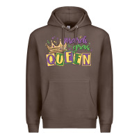 Coffee mardi gras queen Premium Hoodie - MaliasSmallBusiness