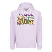 Lilac mardi gras queen Premium Hoodie - MaliasSmallBusiness