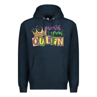 Navy mardi gras queen Premium Hoodie - MaliasSmallBusiness