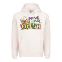 Pale Pink mardi gras queen Premium Hoodie - MaliasSmallBusiness