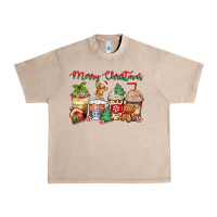 French Oak merry christmas gingerbread coffee cups Urban Heavy Tee - Zillion Design Studio