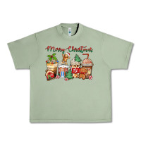 Oil Green merry christmas gingerbread coffee cups Urban Heavy Tee - Zillion Design Studio