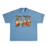 Pebble Blue merry christmas gingerbread coffee cups Urban Heavy Tee - Zillion Design Studio