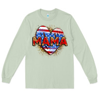 Matcha American mama heart Long Sleeve Tee - Zillion Design Studio