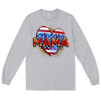 Moon Dust American mama heart Long Sleeve Tee - Zillion Design Studio