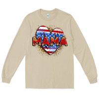 Mushroom American mama heart Long Sleeve Tee - Zillion Design Studio