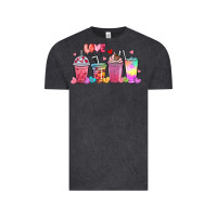 Vintage Black love coffee cups Vintage Tee - MaliasSmallBusiness