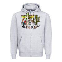 Heather Grey cinco de mayo Zipper Hoodie - SublimationCraftShop