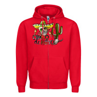 Red cinco de mayo Zipper Hoodie - SublimationCraftShop