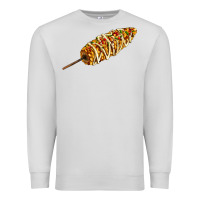 Dove Grey Mexican elote corn Premium Sweatshirt - AdoDesignShop