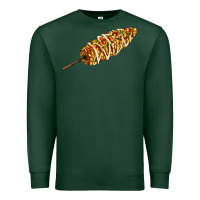Sports Green Mexican elote corn Premium Sweatshirt - AdoDesignShop