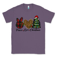 Lavender peace love christmas Classic Tee - RanaPortraitStore