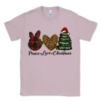 Lilac peace love christmas Classic Tee - RanaPortraitStore