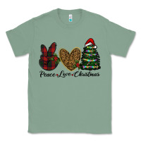 Sage peace love christmas Classic Tee - RanaPortraitStore