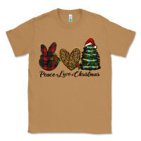 Toasted Coconut peace love christmas Classic Tee - RanaPortraitStore