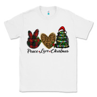 White peace love christmas Classic Tee - RanaPortraitStore
