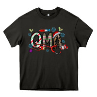 Asphalt christmas nurse qma Heavy Core Tee - CowhideDigitalArt