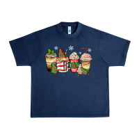 Navy christmas tree cake  coffee cups Urban Heavy Tee - Zillion Design Studio