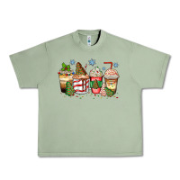 Oil Green christmas tree cake  coffee cups Urban Heavy Tee - Zillion Design Studio