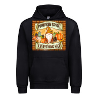 Black Pumpkin Spice Everything Nice Gnome Urban Hoodie - MaliasSmallBusiness