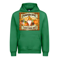 Emerald Pumpkin Spice Everything Nice Gnome Urban Hoodie - MaliasSmallBusiness