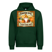 Forest Green Pumpkin Spice Everything Nice Gnome Urban Hoodie - MaliasSmallBusiness