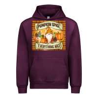 Mauve Wine Pumpkin Spice Everything Nice Gnome Urban Hoodie - MaliasSmallBusiness