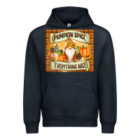 Navy Pumpkin Spice Everything Nice Gnome Urban Hoodie - MaliasSmallBusiness