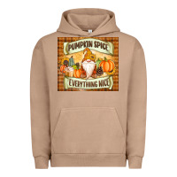Pigment Burro Pumpkin Spice Everything Nice Gnome Urban Hoodie - MaliasSmallBusiness