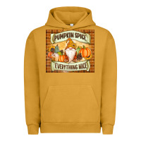Pigment Peanut Butter Pumpkin Spice Everything Nice Gnome Urban Hoodie - MaliasSmallBusiness