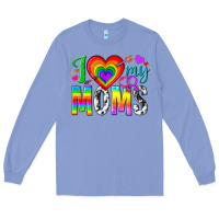 Colony Blue i love my moms Long Sleeve Tee - texasbilliewilder