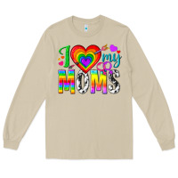 Mushroom i love my moms Long Sleeve Tee - texasbilliewilder