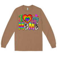 Toasted Coconut i love my moms Long Sleeve Tee - texasbilliewilder