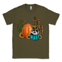 Army Green sunflower cactus pumpkin fall Classic Tee - RanaPortraitStore
