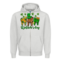Dove Grey Dentist st. patricks day Zipper Hoodie - Neo Western