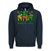Navy Dentist st. patricks day Zipper Hoodie - Neo Western