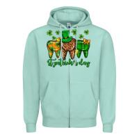 Seafoam Dentist st. patricks day Zipper Hoodie - Neo Western