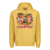 Antique Gold cupids favorite lunch lady Premium Hoodie - MaliasSmallBusiness