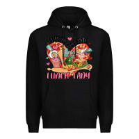 Black cupids favorite lunch lady Premium Hoodie - MaliasSmallBusiness