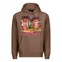 Chestnut cupids favorite lunch lady Premium Hoodie - MaliasSmallBusiness