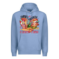 Colony Blue cupids favorite lunch lady Premium Hoodie - MaliasSmallBusiness