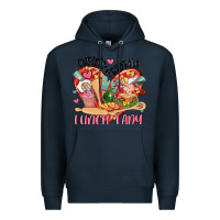Navy cupids favorite lunch lady Premium Hoodie - MaliasSmallBusiness