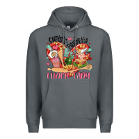 Rock cupids favorite lunch lady Premium Hoodie - MaliasSmallBusiness