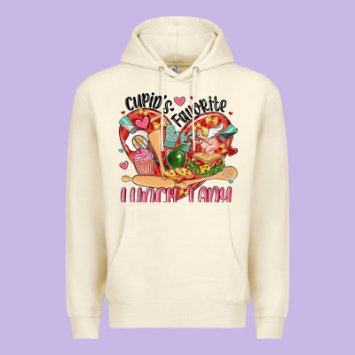 Cupids Favorite Lunch Lady Premium Hoodie Designed By Maliassmallbusiness