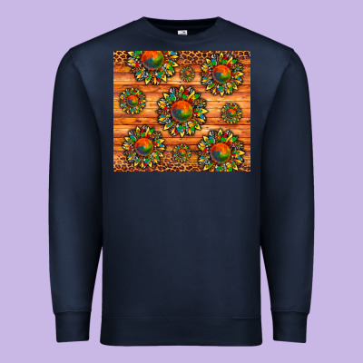 Autism Awareness Cowhide Leopard Sunflower Premium Sweatshirt Designed By Artiststas