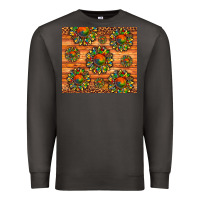 Smoke autism awareness cowhide leopard sunflower Premium Sweatshirt - Artiststas