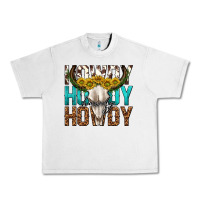 Lunar Rock howdy howdy howdy western bull skull Urban Heavy Tee - texasbilliewilder