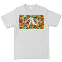Dove Grey Goat Family Fall Pumpkins Premium Tee - Artiststas