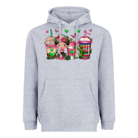 Heather Grey mexican coffee cups cafecito Heavyweight Hoodie - Jasminsmagicworld