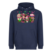 Navy mexican coffee cups cafecito Heavyweight Hoodie - Jasminsmagicworld